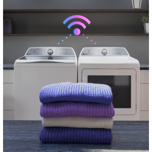 GE Profile™ ENERGY STAR® 7.3 cu. ft. Capacity Smart Gas Dryer with Steam and Washer Link