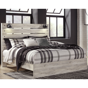 Cambeck - King Panel Bed - Whitewash