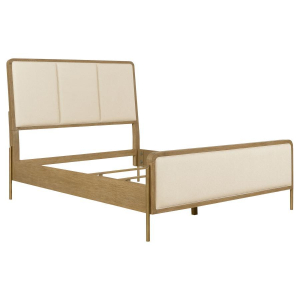 Arini - Queen Panel Bed - Cream And Sand Wash