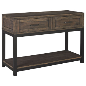 Johurst - Sofa Table - Grayish Brown