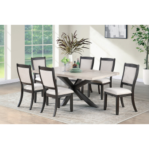 Ashford 7pc Dining Set Antique Black