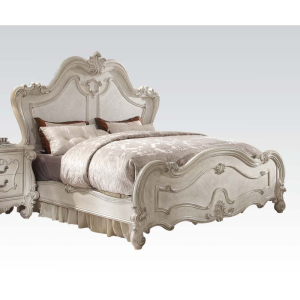 Versailles - Eastern King Bed - Bone White