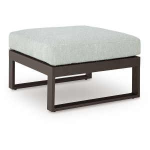 Beachloft - Ottoman With Cushion - Black / Gray