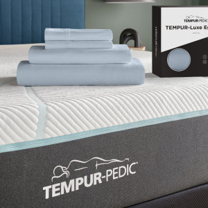 Linens - Tempur Luxe Egyptian Cotton Sheet Set - Sleepy Blue - Twin Long