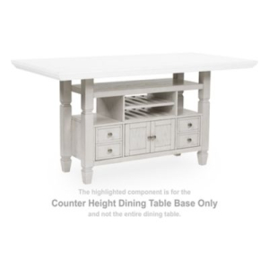 Robbinsdale - Rectangular Dining Counter Table Base - Antique White