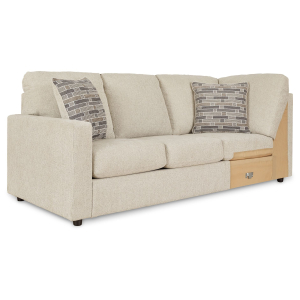 Edenfield - LAF Sofa w/Corner Wedge - Linen