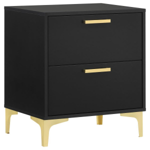Kendall - 2-Drawer Nightstand - Black