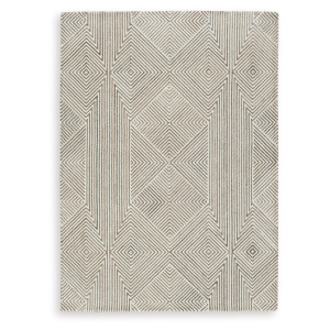 Jadott - 5' x 7' Rug - Beige / Brown