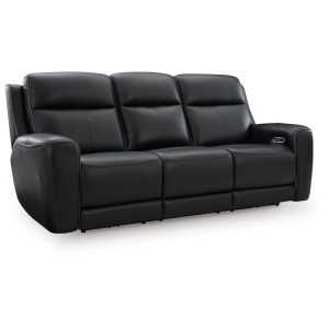 5Z-Comfort - Power Reclining Sofa With Adjustable Headrest - Onyx