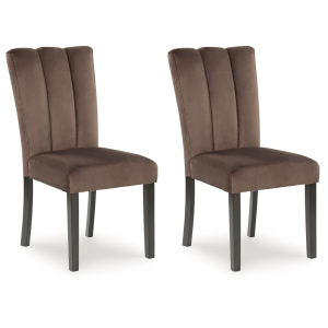 Jeshina - Dining Upholstered Side Chair (Set of 2) - Mocha