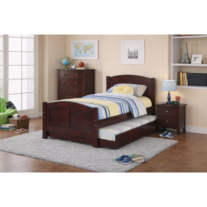 Dynasty Twin Bed w/ Trundleroom 3 Piece Set w/ Bed, Nightstand & Chest