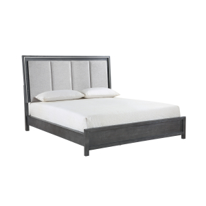 Odessa - 6/6 King Bed - Dark Gray