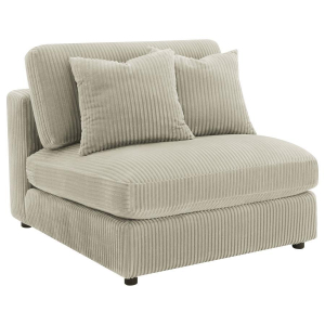Blaine - Upholstered Armless Chair - Sand