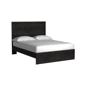 Belachime - Queen Panel Bed - Black