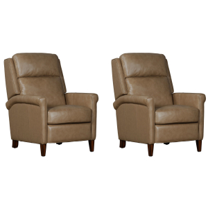 Northfield - Power Cordless High Leg Recliner P2 (Set of 2) - Lotus Cream