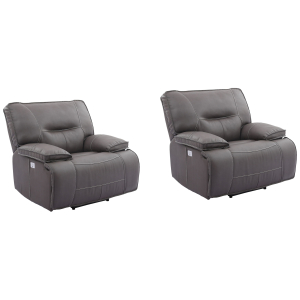 Spartacus - Power Recliner (Set of 2) - Haze