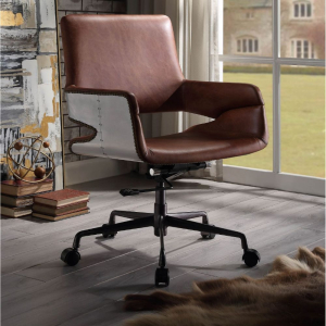 Kamau - Office Chair - Vintage Cocoa Top Grain Leather