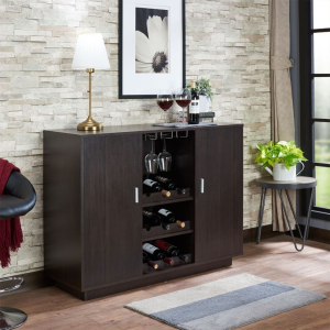 Hazen - 35## Wine Cabinet - Espresso