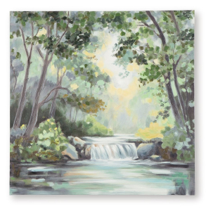 Evermaddick - Wall Art - Green / Gray / White