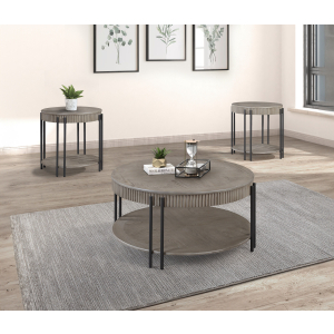 Providence - Table Set (Coffee & 2 End Tables) - Light Brown