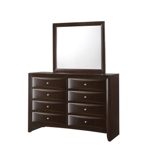Emily - Dresser & Mirror - Cherry