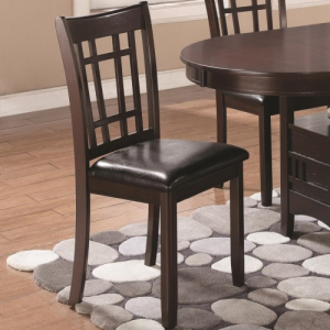 Lavon - Wood Dining Side Chair (Set of 2) - Espresso And Black
