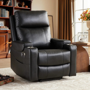 Logan Vegan Leather Power Lift Recliner