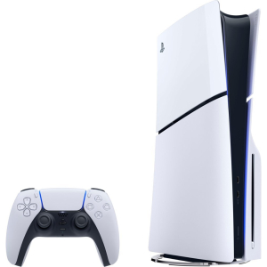 PS5 Slim Disc Console - White