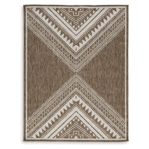 Dunsler - Brown / Cream - Medium Rug