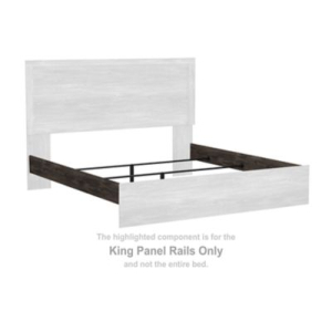 Ralinksi - Gray - King Panel Rails