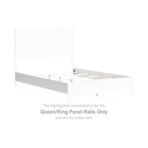 Binterglen - White - Queen/King Panel Rails