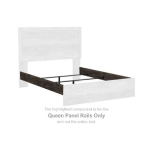 Ralinksi - Gray - Queen Panel Rails