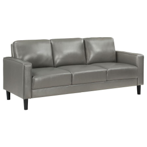 Ruth - Upholstered Track Arm Sofa - Gray