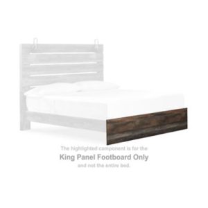 Drystan - Brown / Beige - King Panel Footboard
