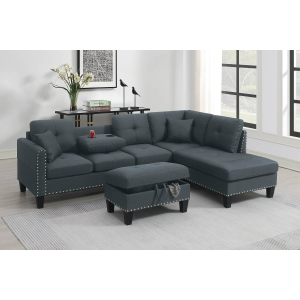 3-Pcs Sectional Set