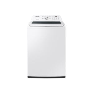 4.4 cu. ft. Top Load Washer with ActiveWave  Agitator and Soft-Close Lid in White
