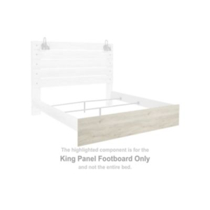 Cambeck - Whitewash - King Panel Footboard