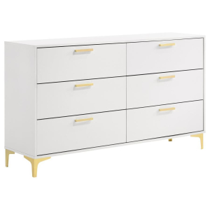 Kendall - 6-Drawer Dresser - White