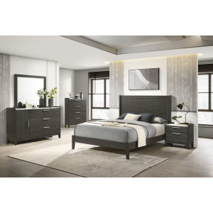 AVERY 6-PIECE QUEEN BEDROOM SET DARK GREY