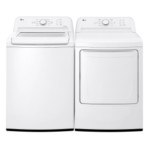 White Top Load Laundry Set