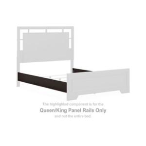 Covetown - Dark Brown - Queen/King Panel Rails