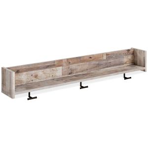 Neilsville - Whitewash - Wall Mounted Coat Rack w/Shelf
