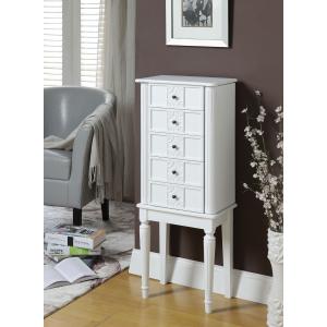 Tammy - Jewelry Armoire - White