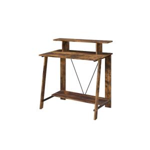 Nypho - Writing Desk - Weathered Oak & Black Finish