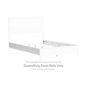 Binterglen - White - Queen/King Panel Rails