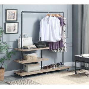 Brantley - Hanger Rack - Oak & Sandy Gray Finish - 66-