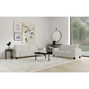 Deerhurst 2-piece Upholstered Track Arm Sofa Set Greige