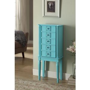 Tammy - Jewelry Armoire - Light Blue