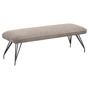 Dodson - Fabric Upholstered Dining Bench - Taupe