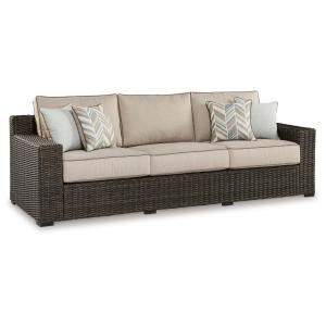Coastline Bay - Brown - Sofa With Cushion
